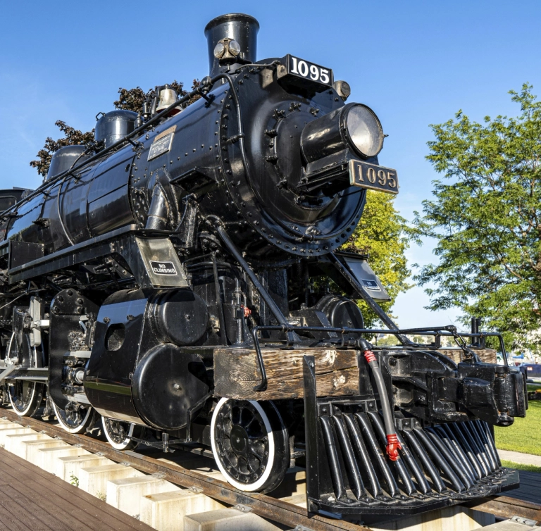 a photo of the historic kingston train