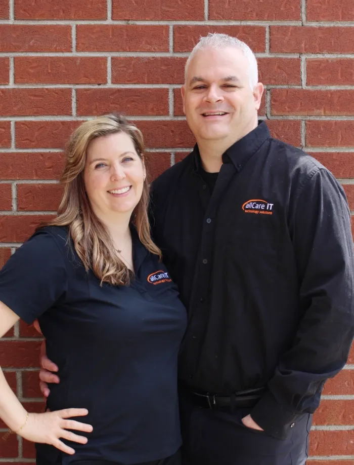 a picture of allCare IT ownder andy and laura larin