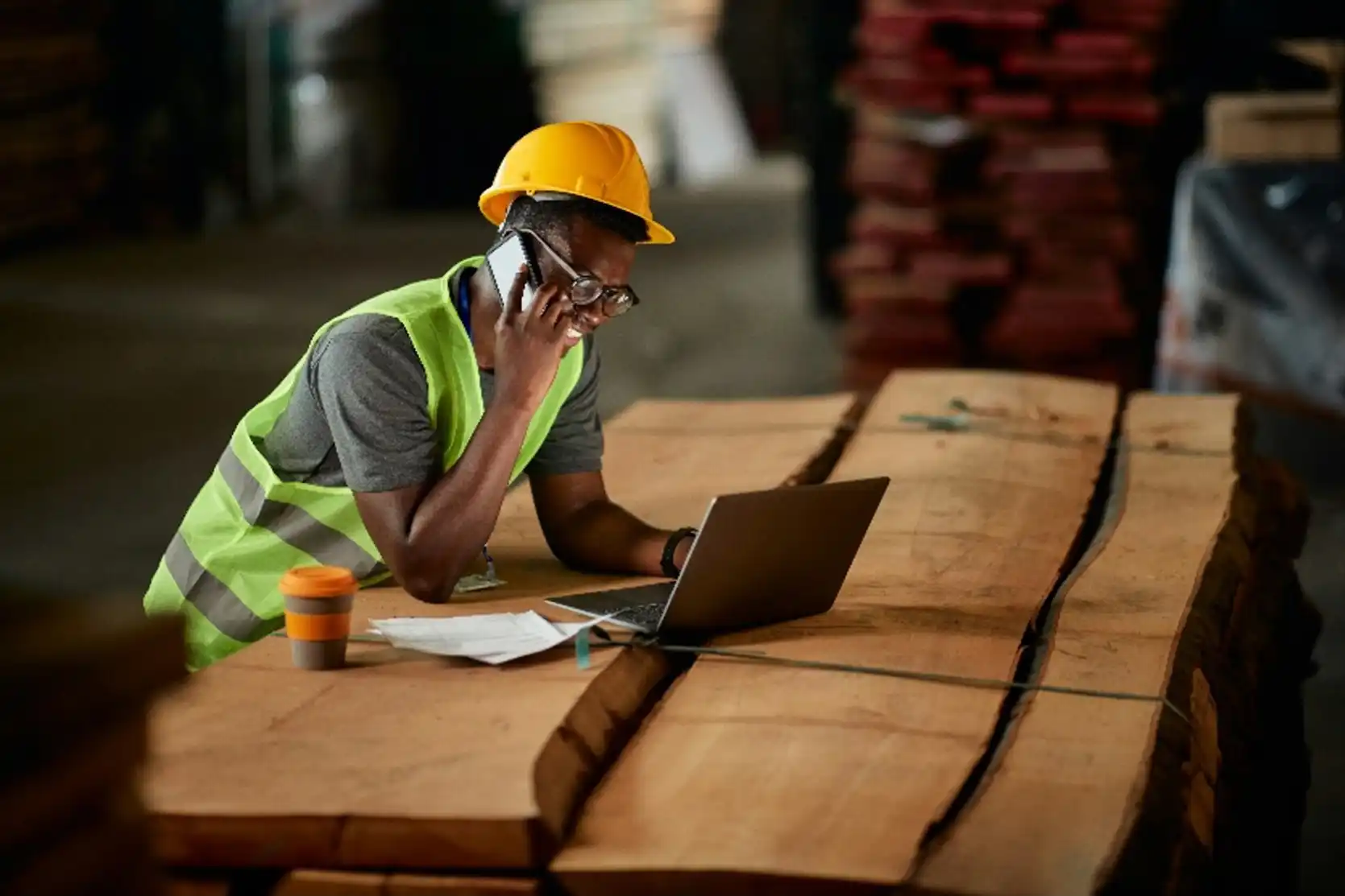 construction professionals in a team