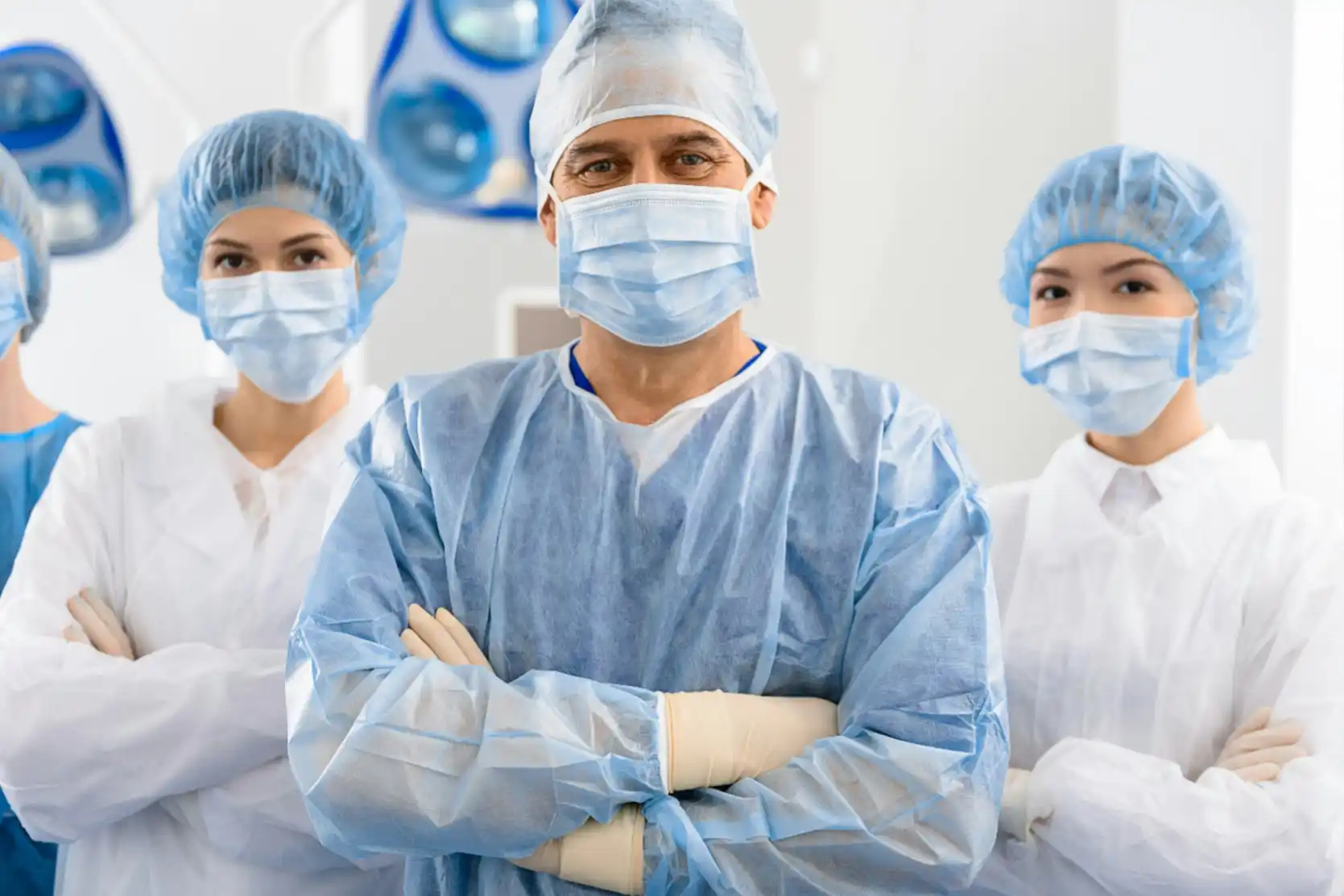 healthcare professionals in a team
